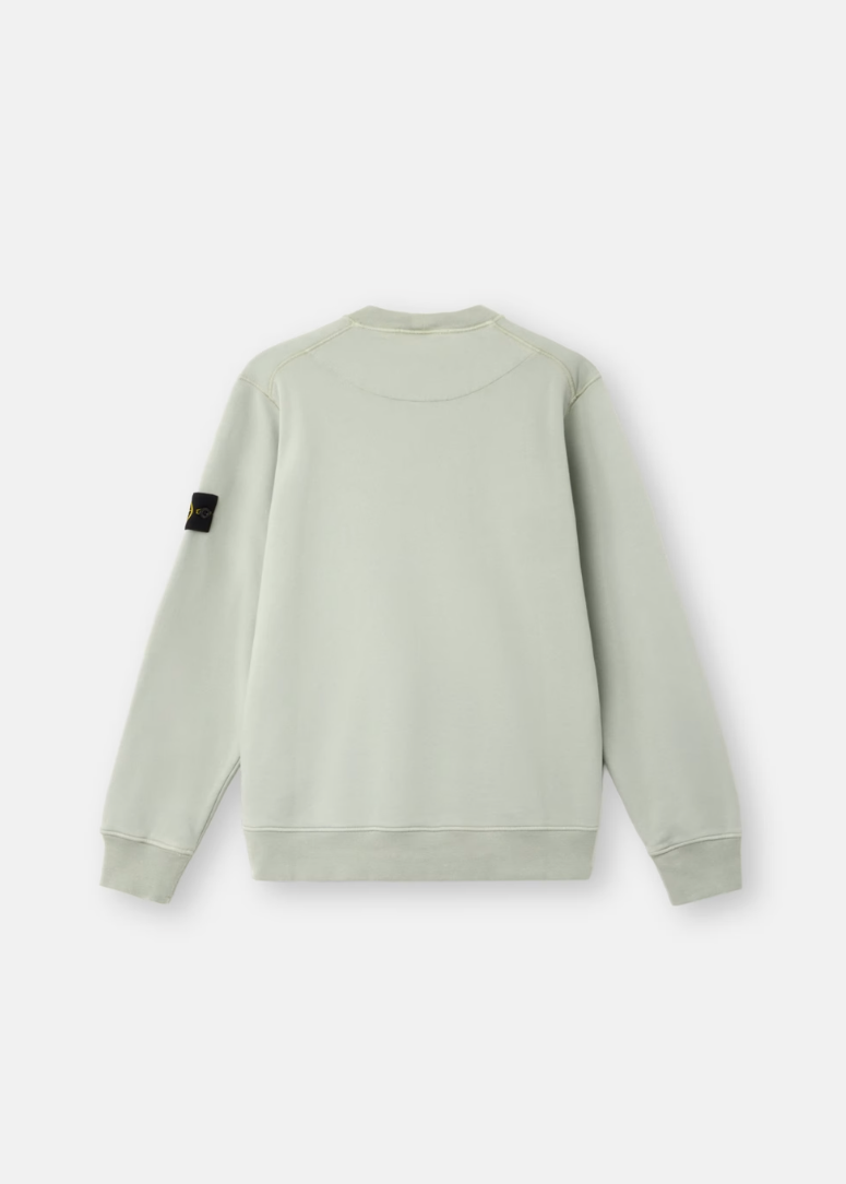 PULL VERT SAUGE COTON STONE