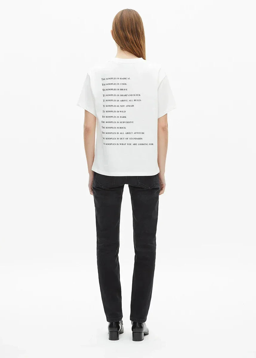 T-shirt What is Blanc