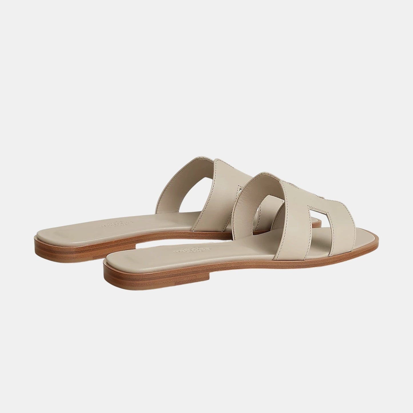 Claquettes H Beige