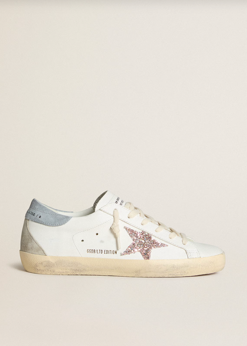 Super-Star paillettes et daim