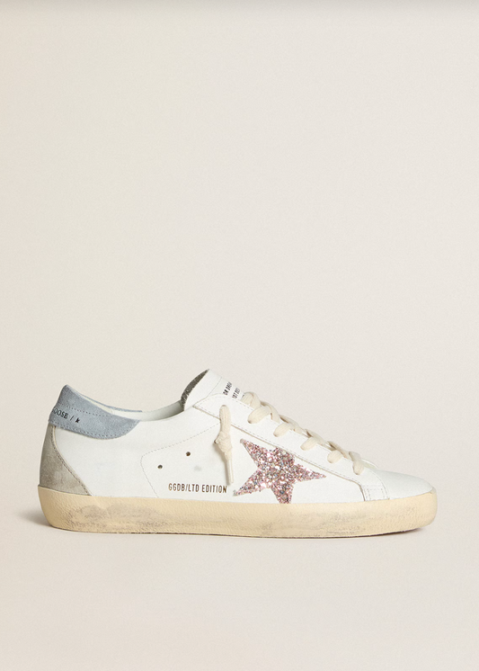 Super-Star paillettes et daim