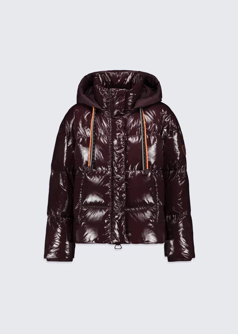 Doudoune Gertrude Burgundy