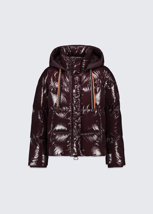 Doudoune Gertrude Burgundy