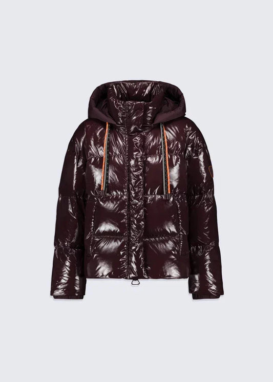 Doudoune Gertrude Burgundy