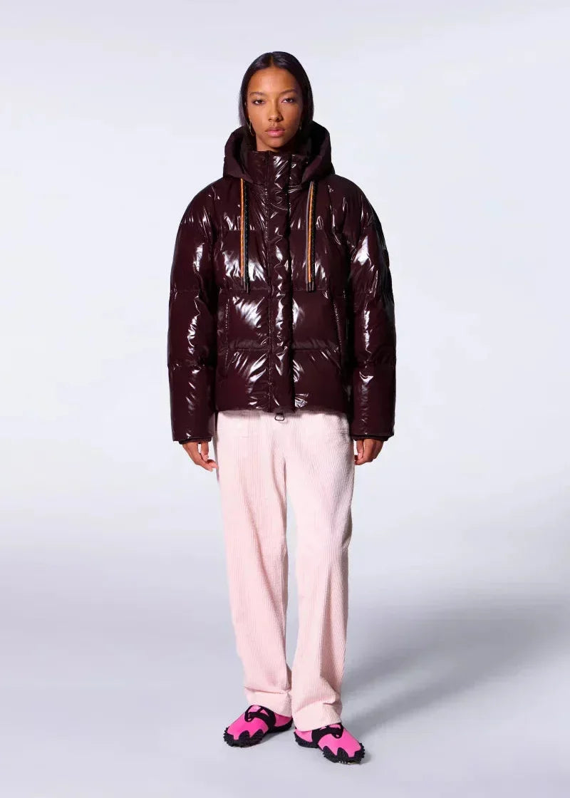 Doudoune Gertrude Burgundy