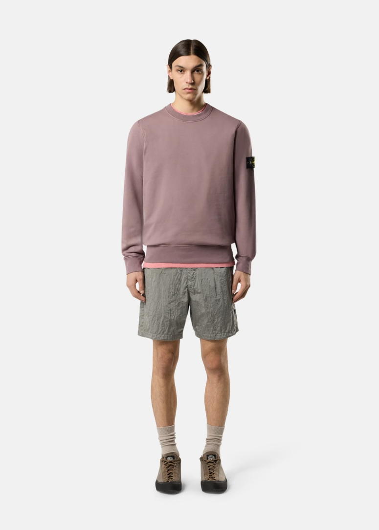 PULL GRIS VIOLINE COTON STONE
