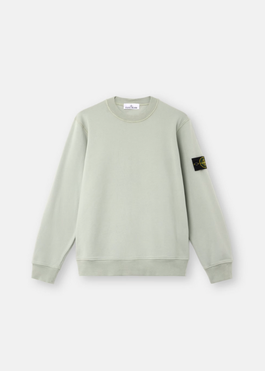 PULL VERT SAUGE COTON STONE