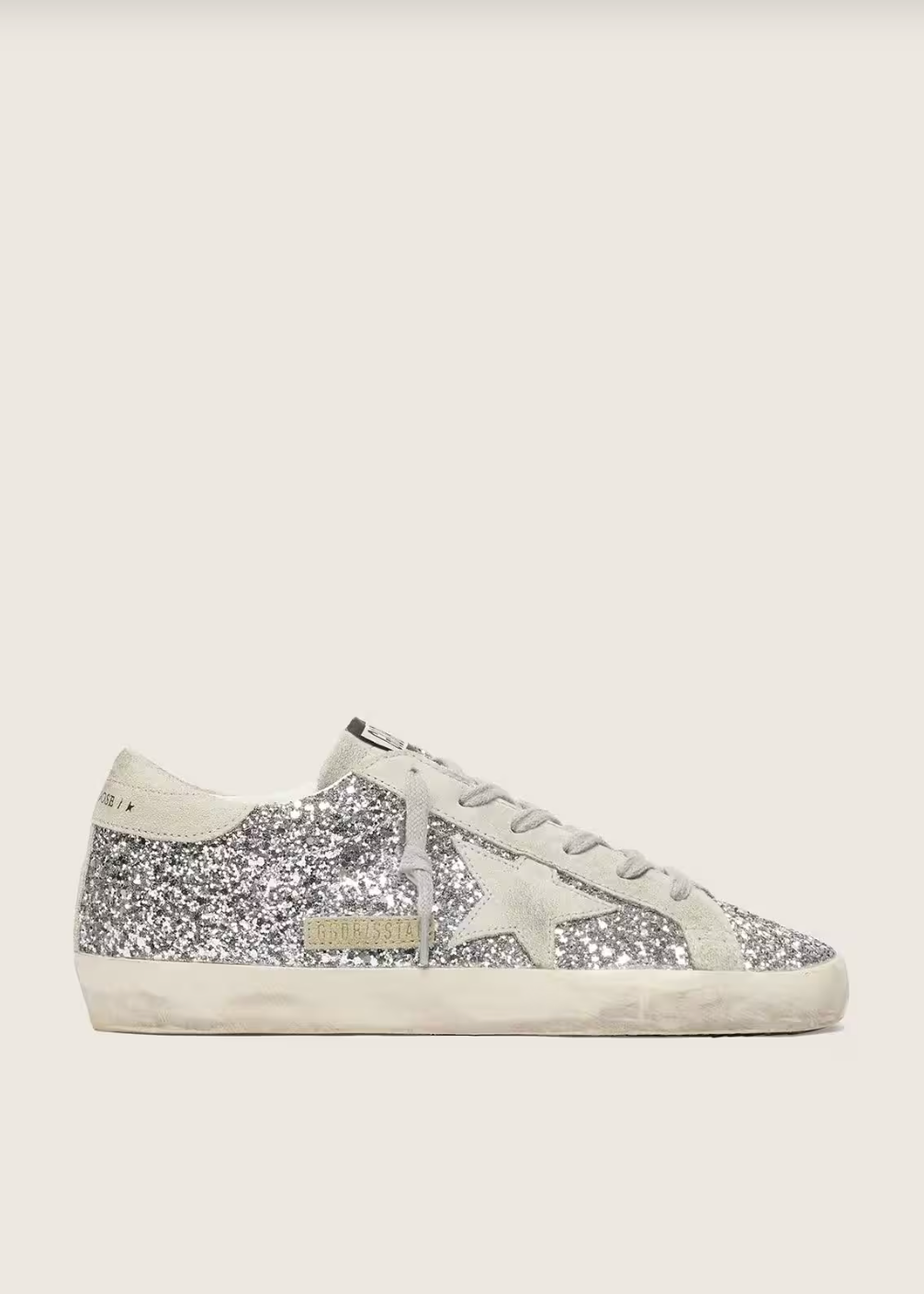 Super-Star a paillettes argentees