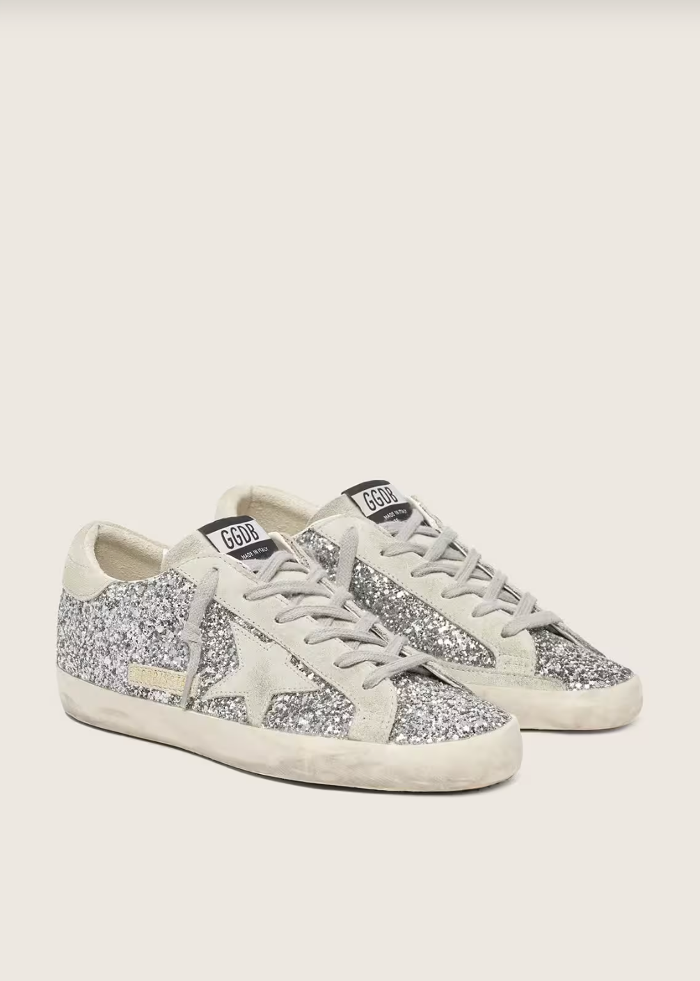 Super-Star a paillettes argentees