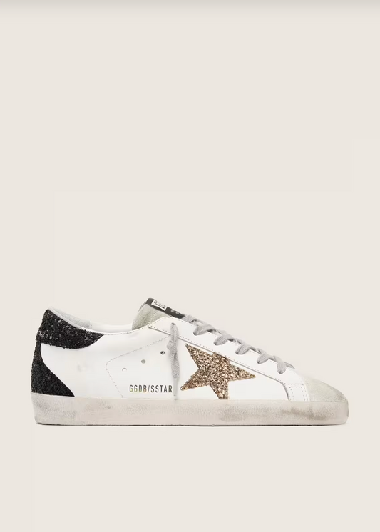 Super-Star paillettes dorées & noires