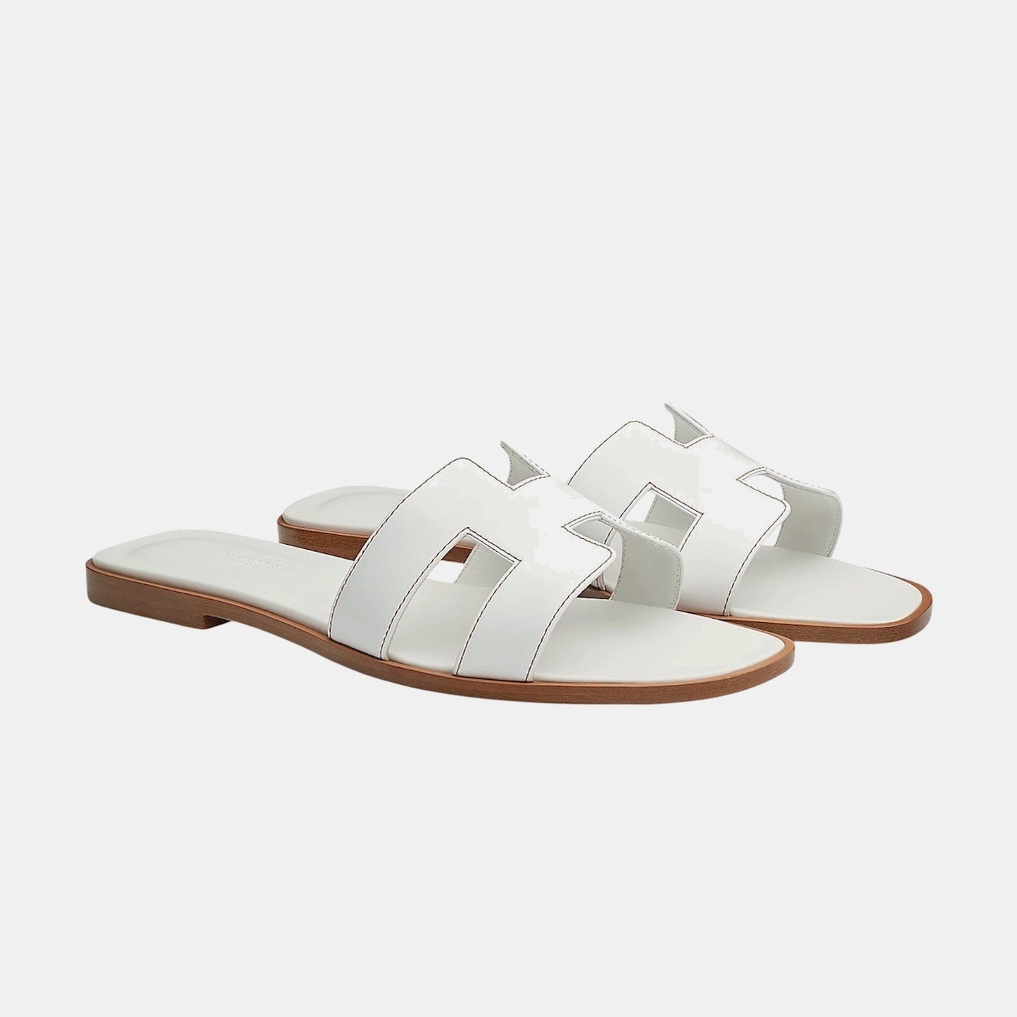 Claquettes H Blanche