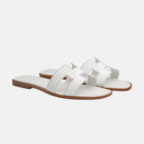 Claquettes H Blanche