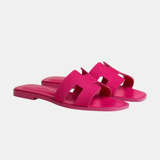 Claquettes H Rose