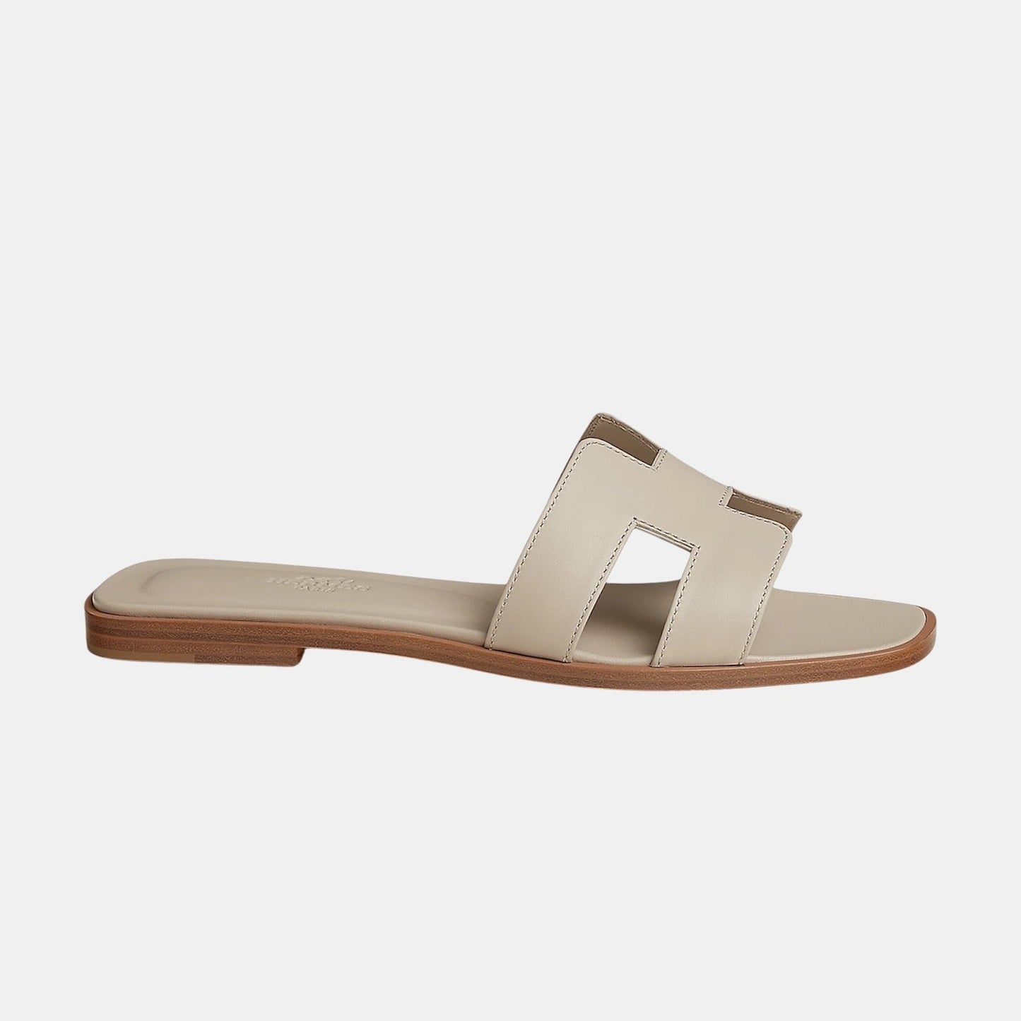 Claquettes H Beige